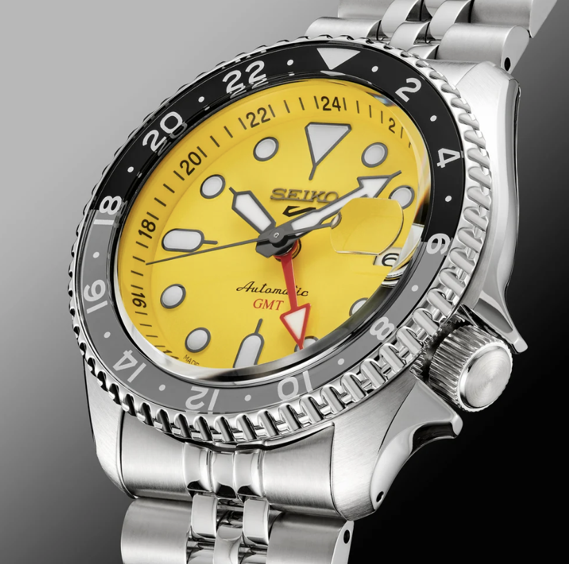 Seiko 5 Sports Style Automatic Yellow Dial – SSK017