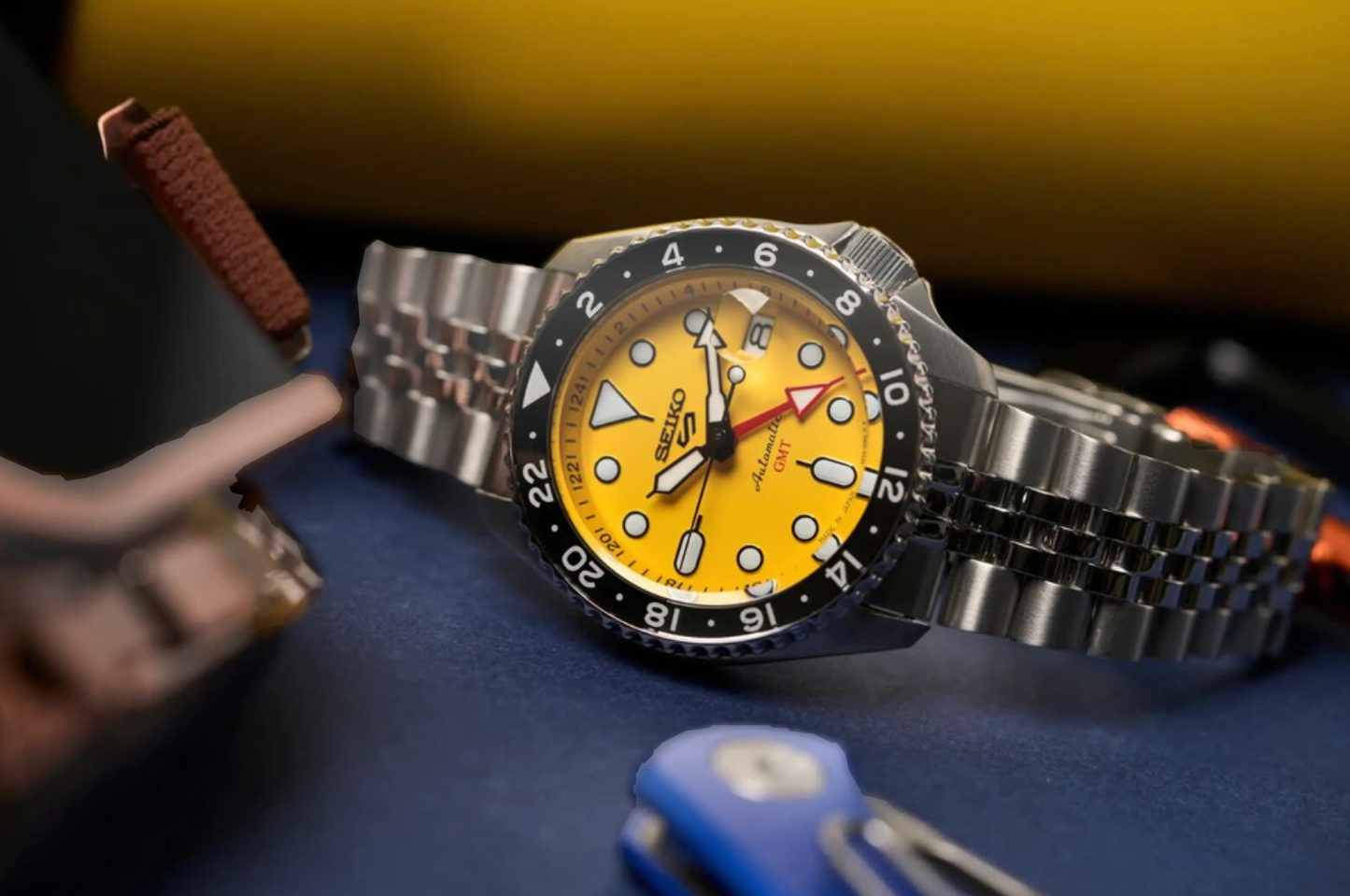 Seiko 5 Sports Style Automatic Yellow Dial – SSK017