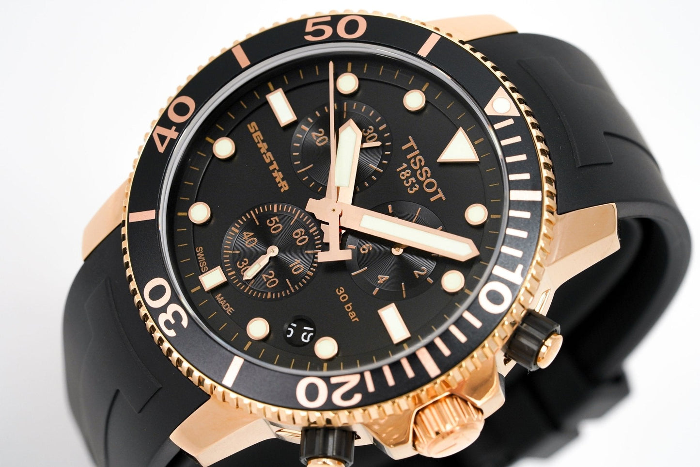 Tissot Seastar 1000 Chronograph Rose Gold – T1204173705100