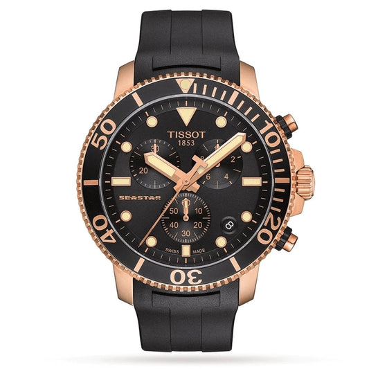Tissot Seastar 1000 Chronograph Rose Gold – T1204173705100