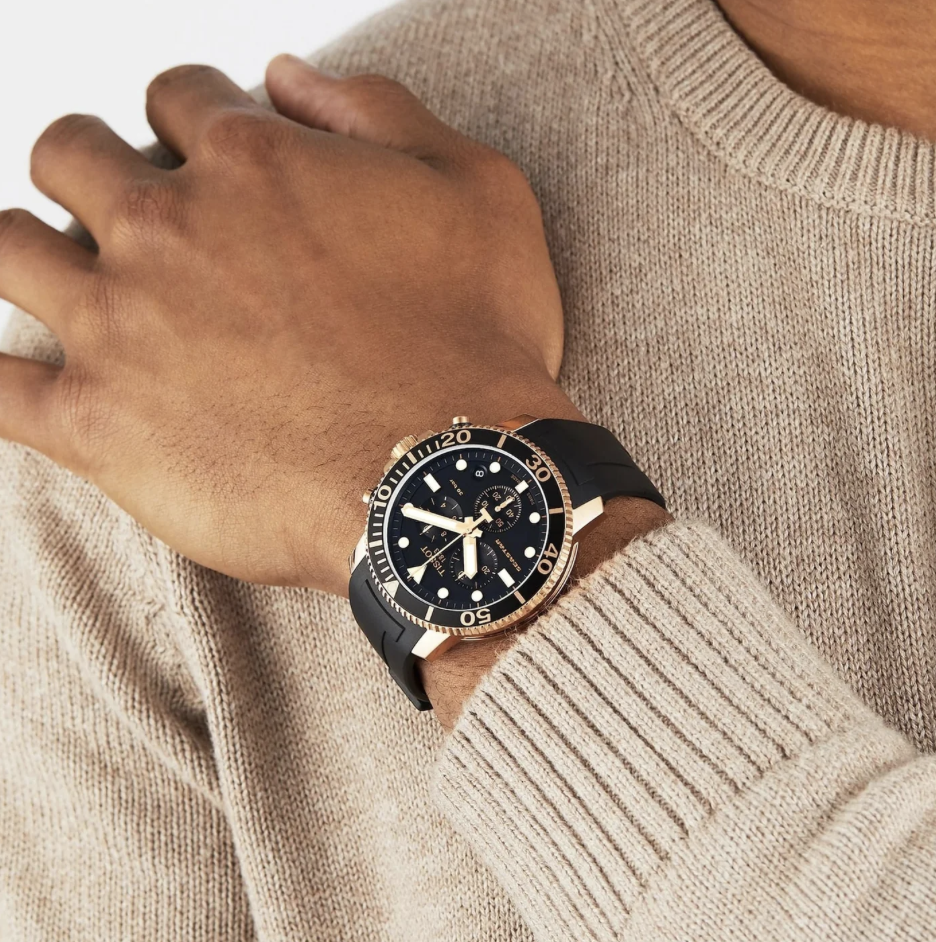 Tissot Seastar 1000 Chronograph Rose Gold – T1204173705100